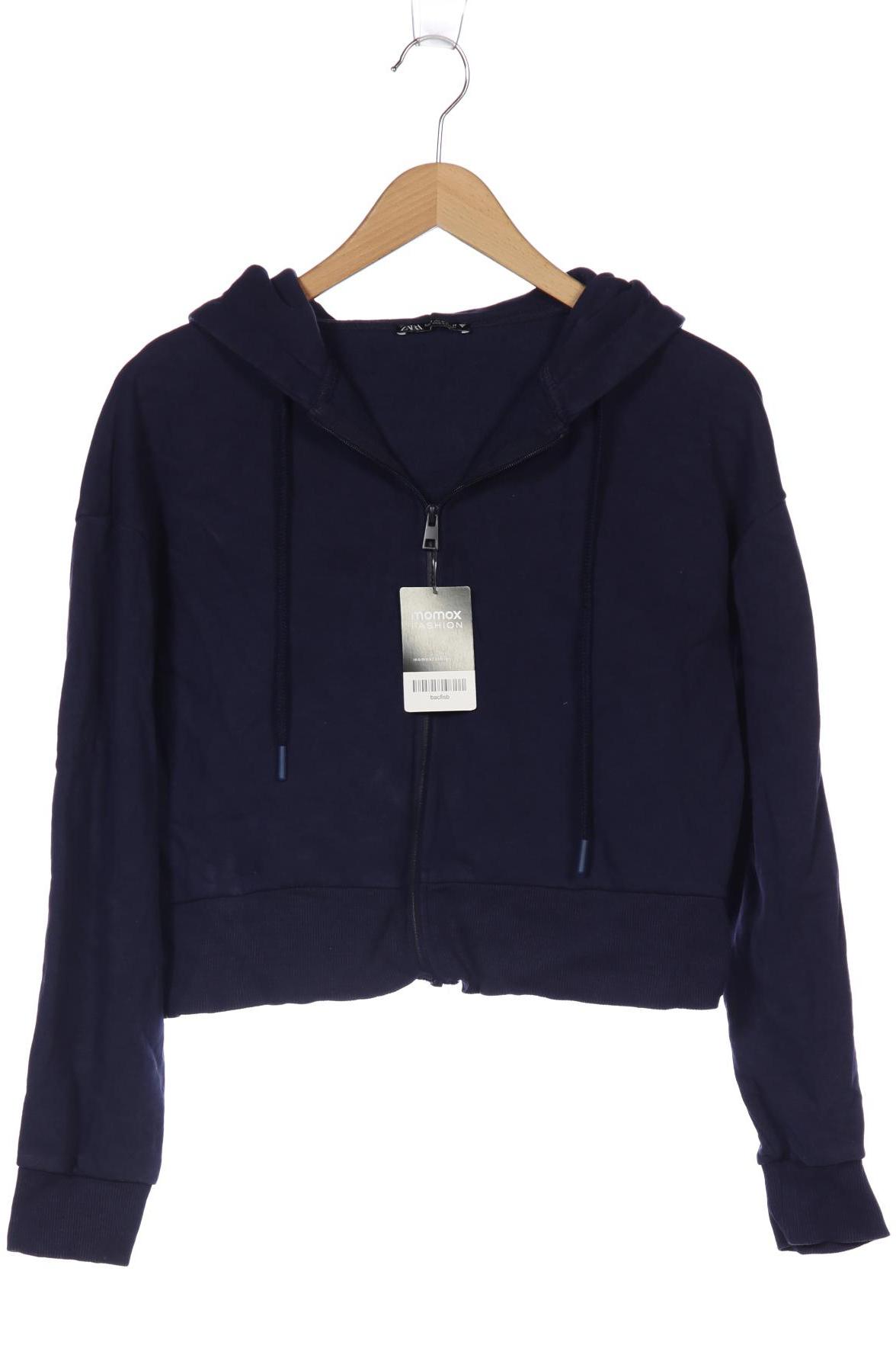 

ZARA Damen Kapuzenpullover, marineblau