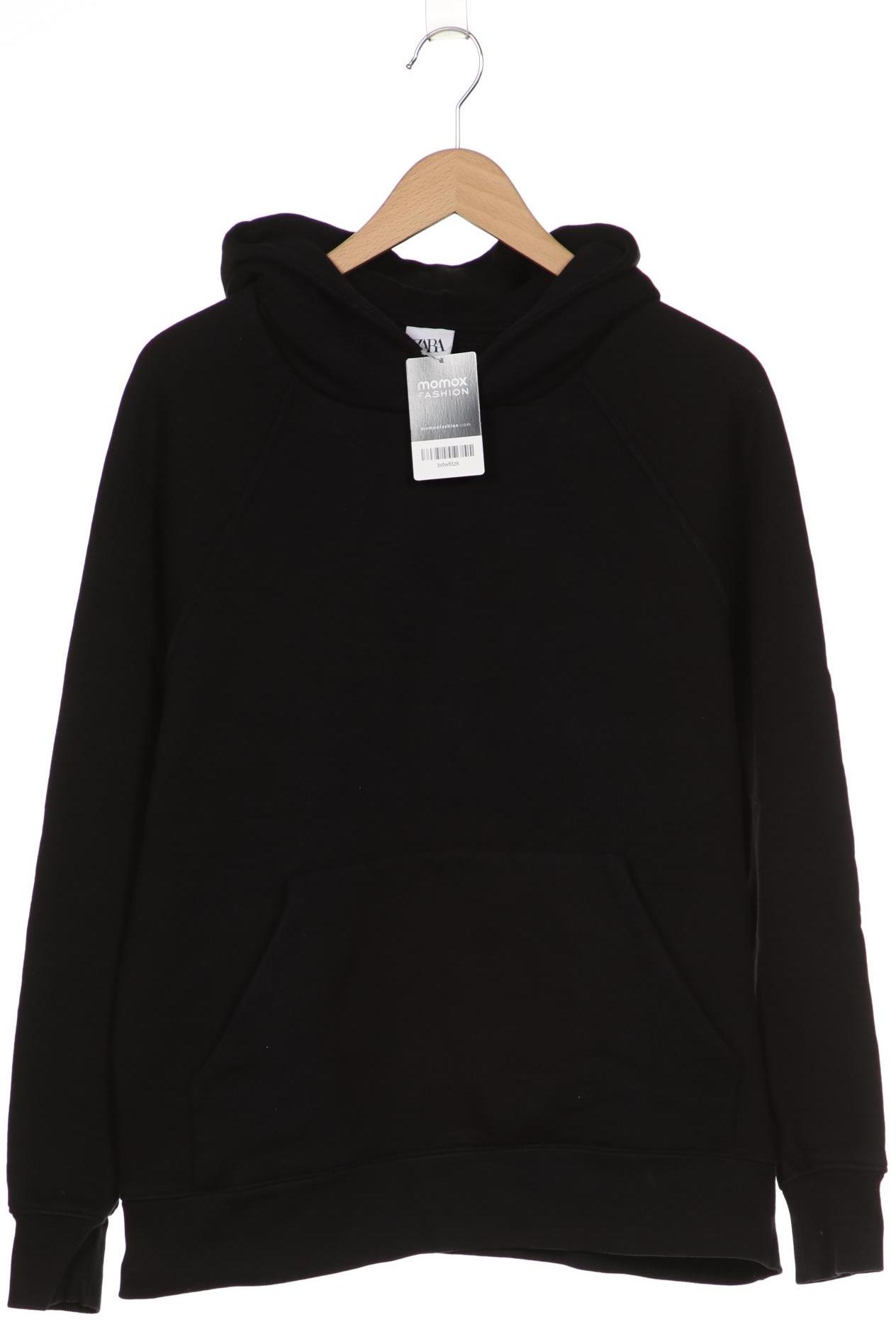 

ZARA Damen Kapuzenpullover, schwarz