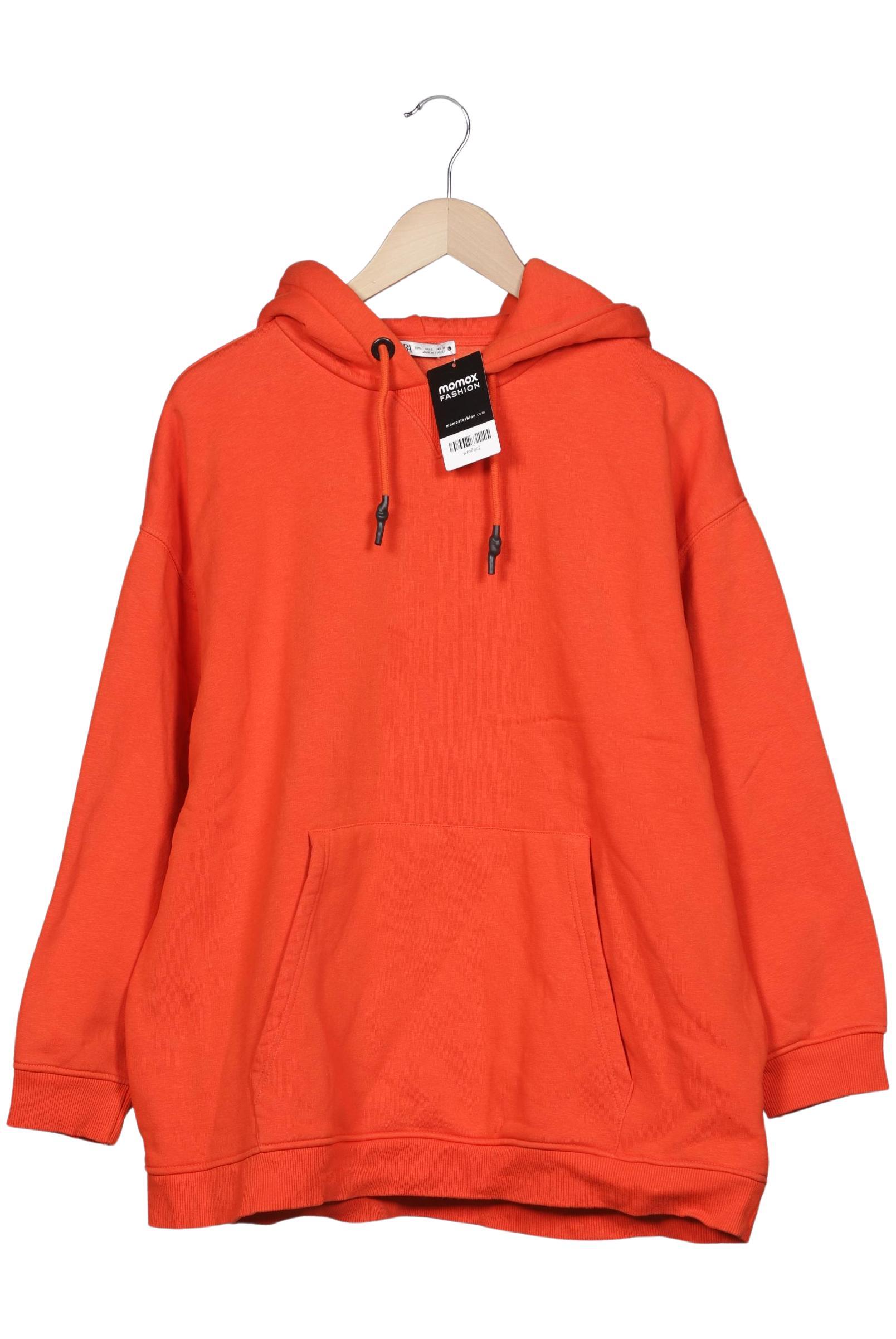 

Zara Damen Kapuzenpullover, orange, Gr. 42