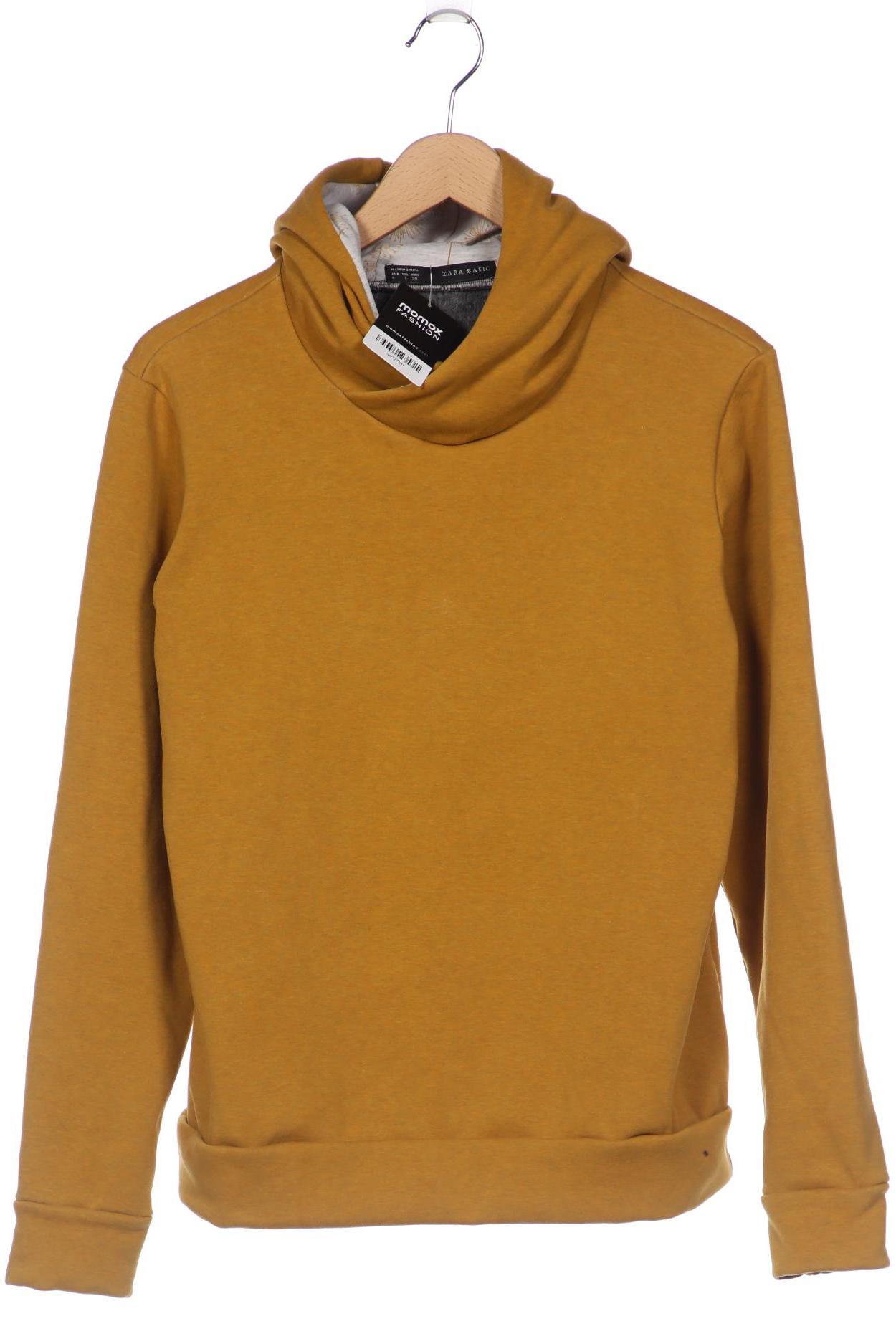 

ZARA Damen Kapuzenpullover, gelb