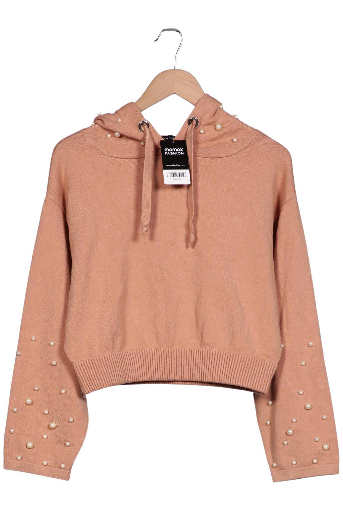 

Zara Damen Kapuzenpullover, beige, Gr. 38