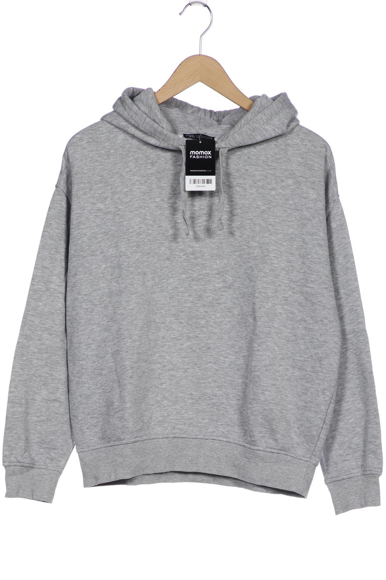 

ZARA Damen Kapuzenpullover, grau