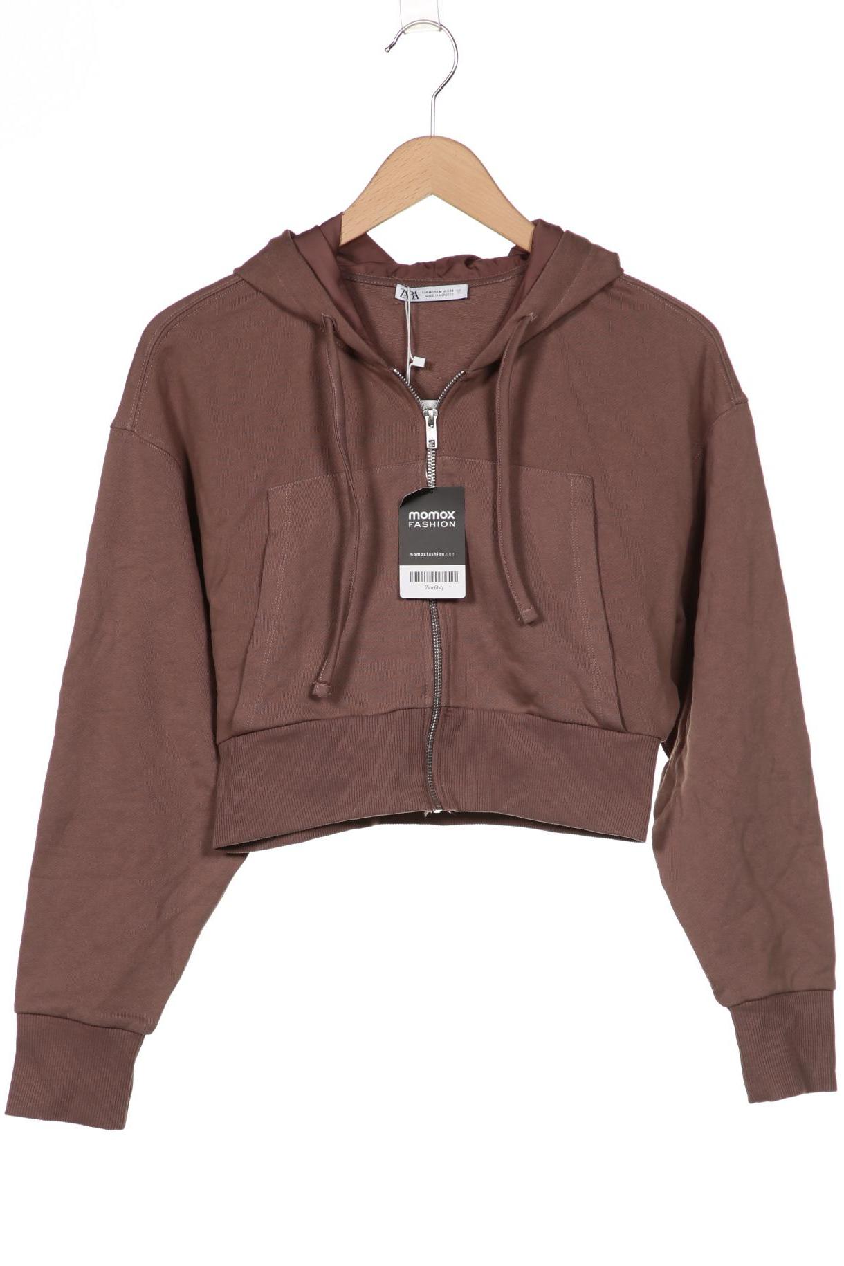 

ZARA Damen Kapuzenpullover, braun