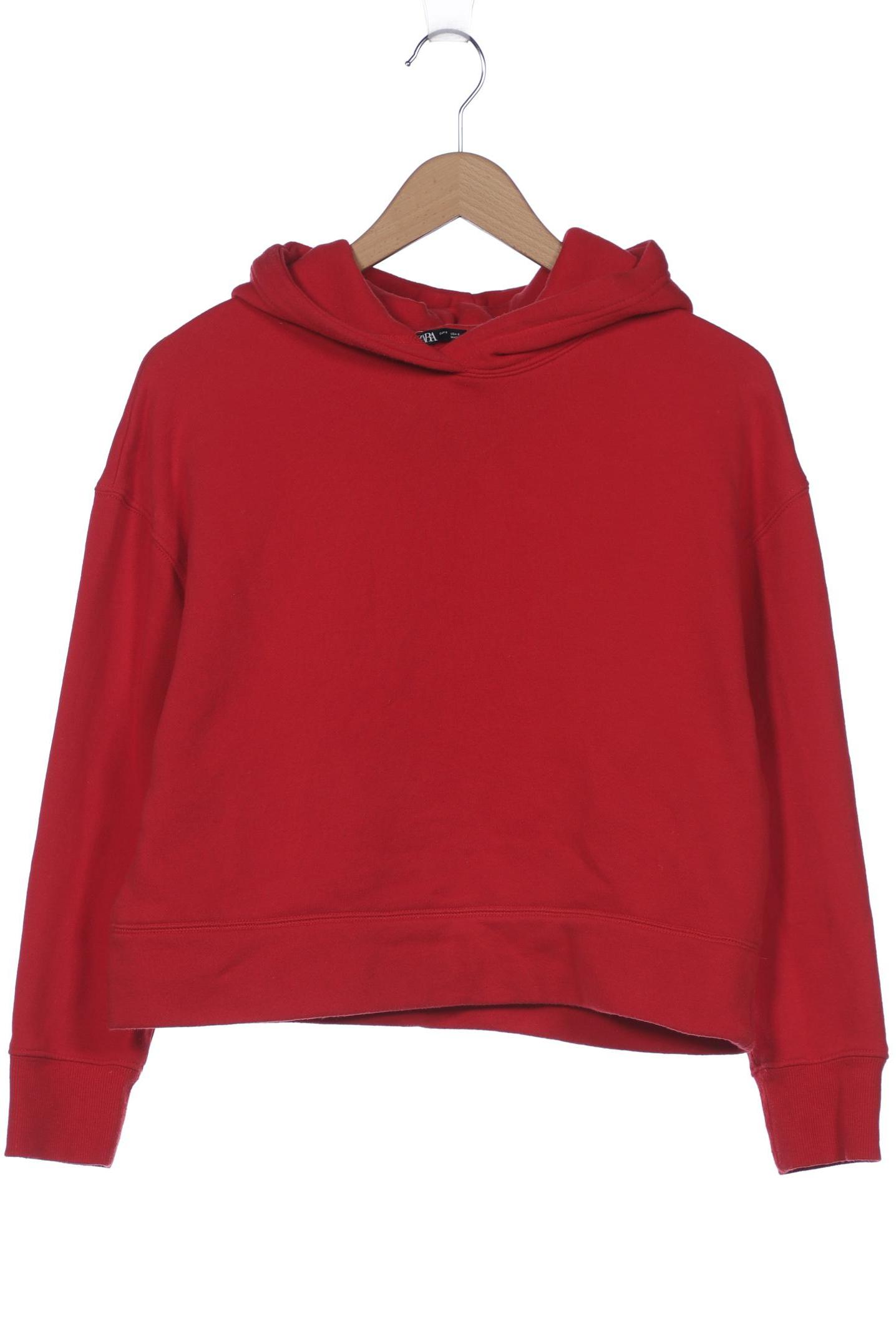 

ZARA Damen Kapuzenpullover, rot