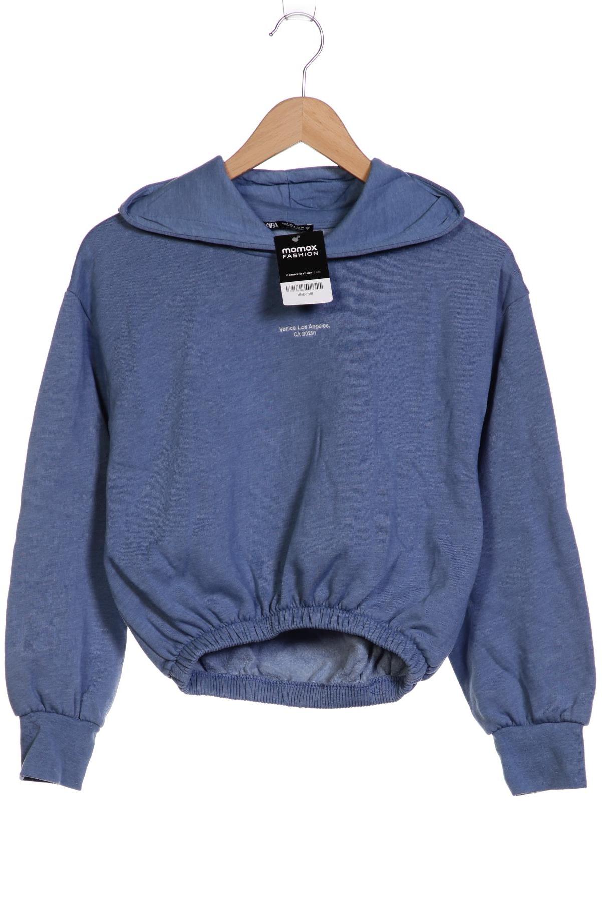 

Zara Damen Kapuzenpullover, blau, Gr. 36