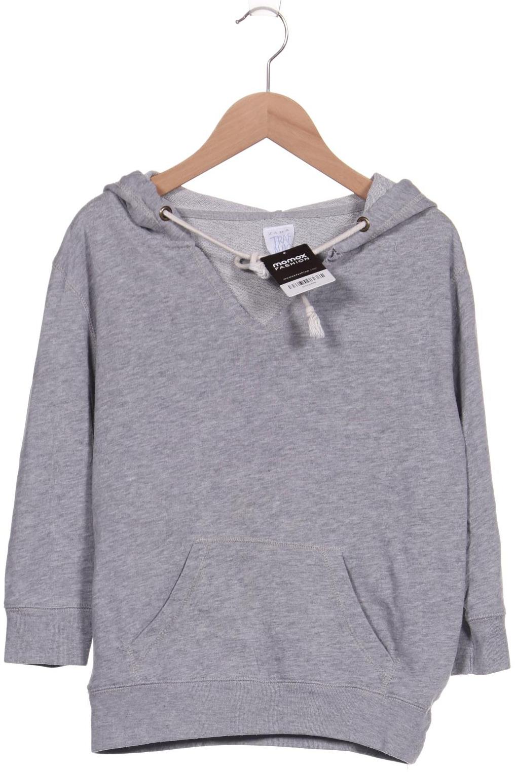 

ZARA Damen Kapuzenpullover, grau