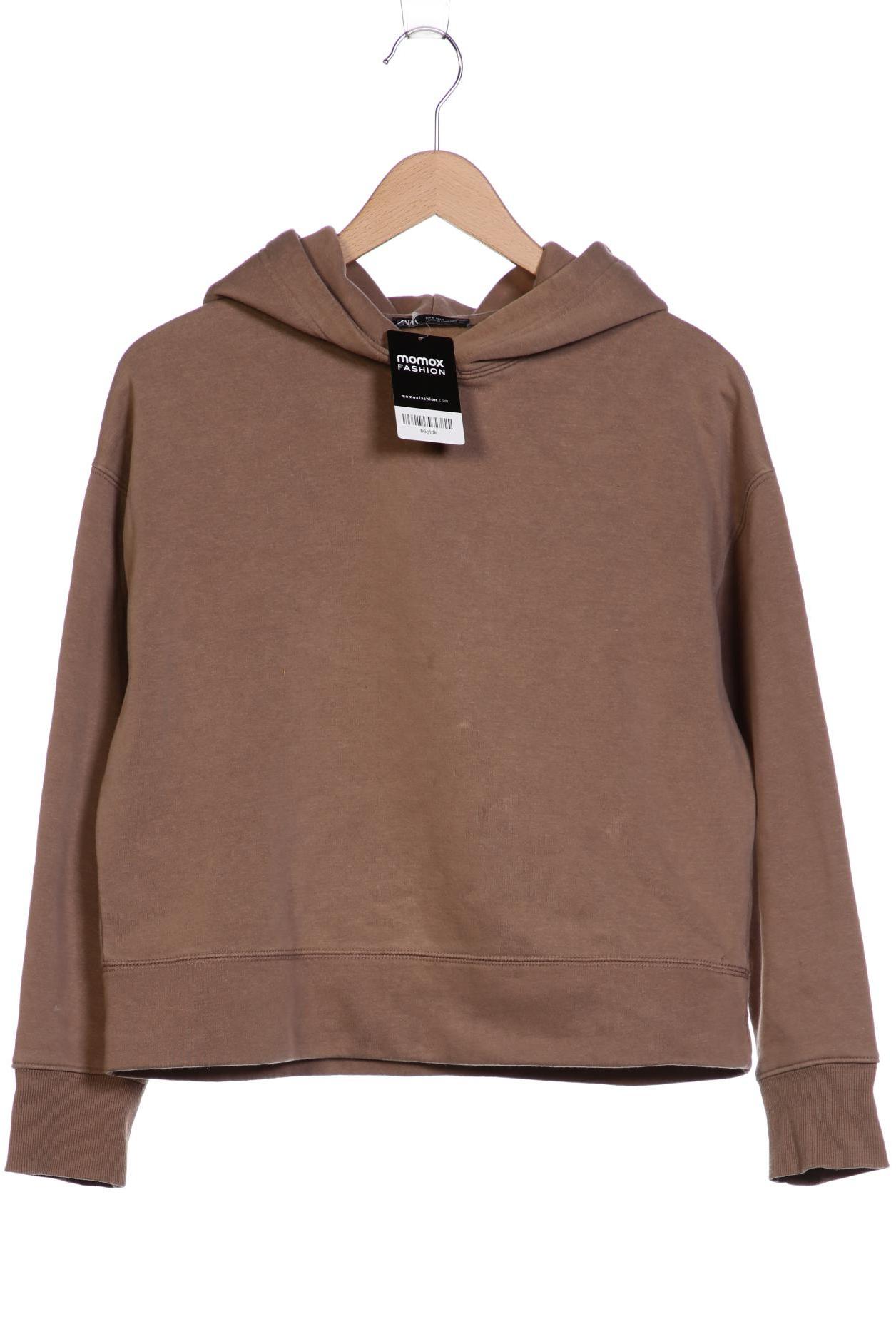 

Zara Damen Kapuzenpullover, beige, Gr. 36