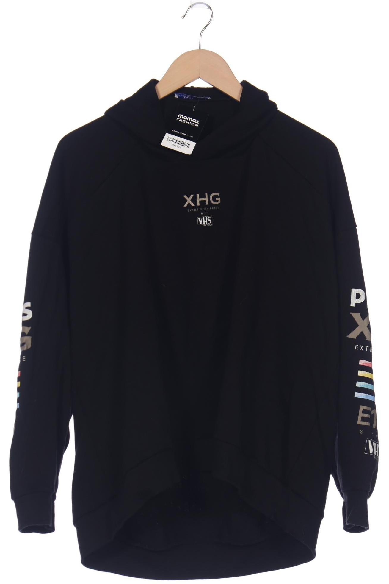 

ZARA Damen Kapuzenpullover, schwarz