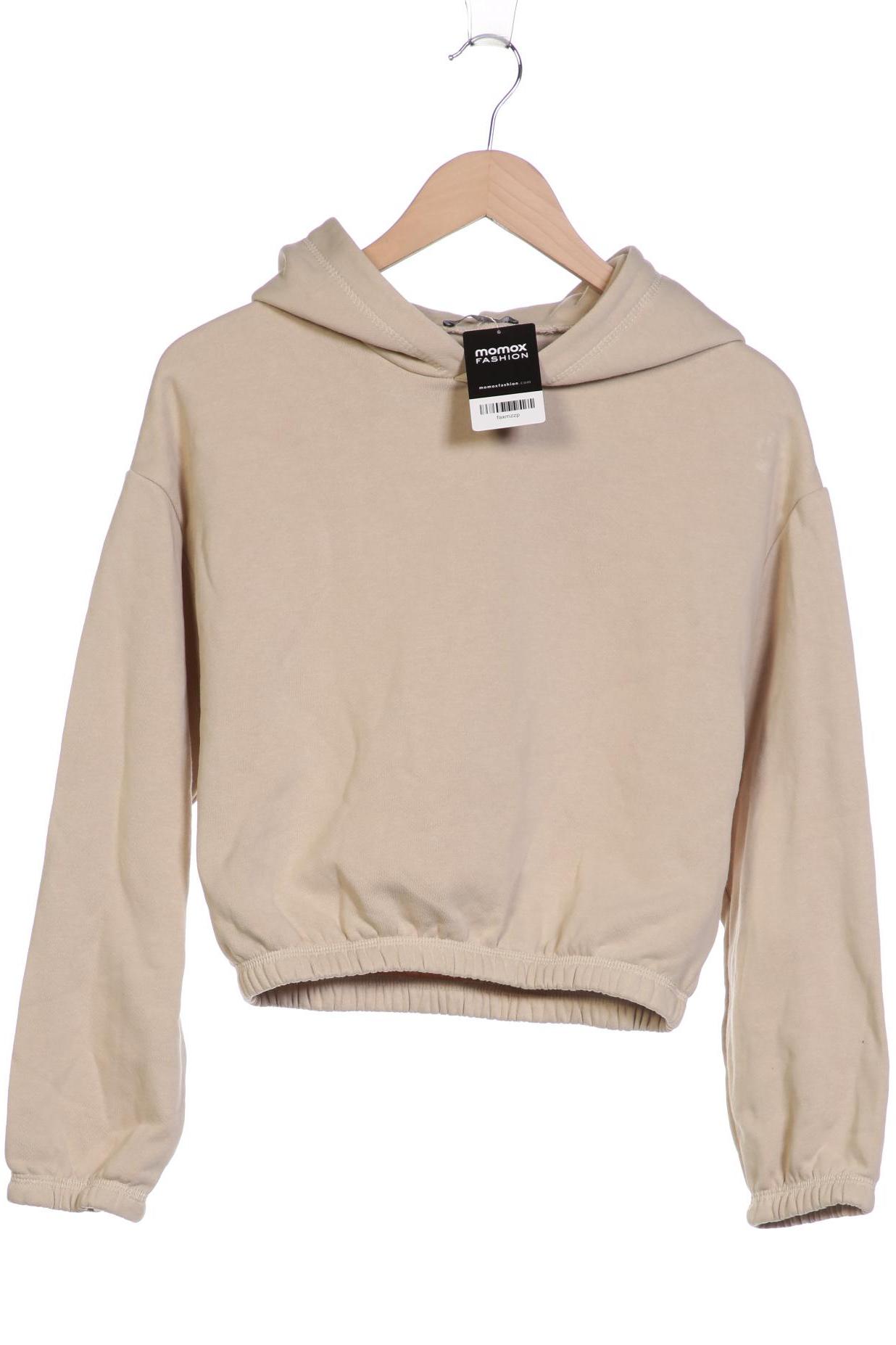 

Zara Damen Kapuzenpullover, beige, Gr. 36