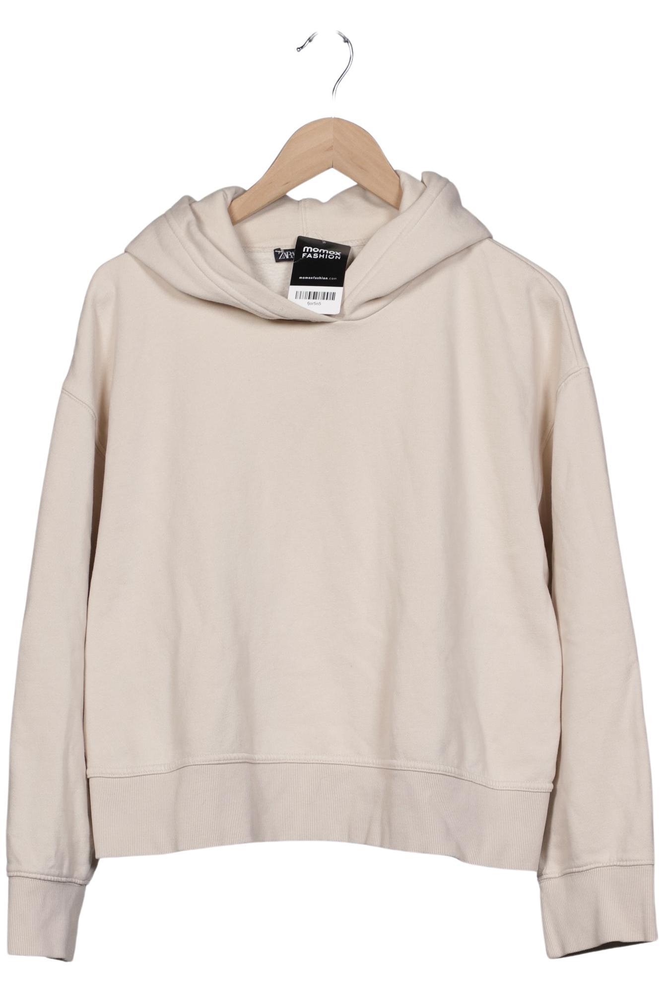 

Zara Damen Kapuzenpullover, beige, Gr. 44
