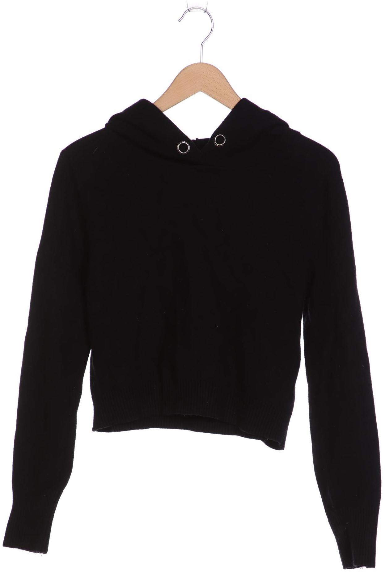 

ZARA Damen Kapuzenpullover, schwarz