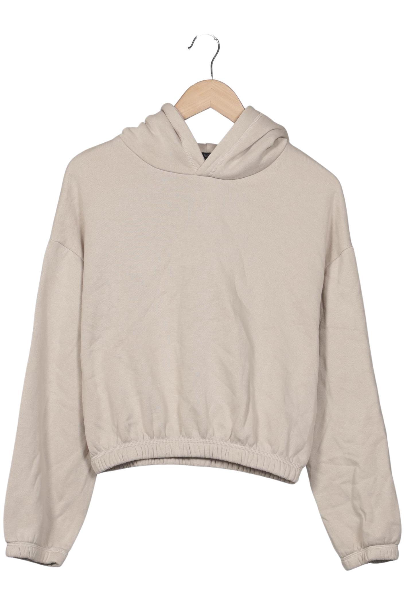 

Zara Damen Kapuzenpullover, beige, Gr. 38