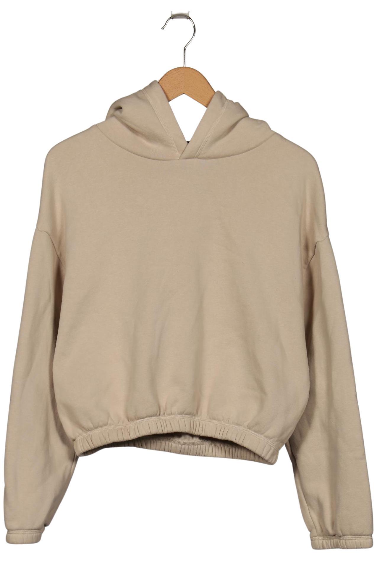 

Zara Damen Kapuzenpullover, beige, Gr. 42