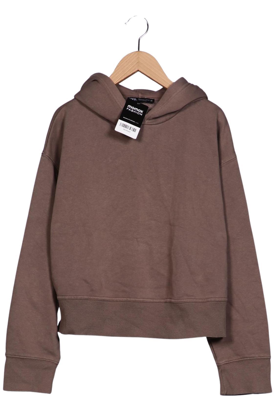 

Zara Damen Kapuzenpullover, braun, Gr. 38
