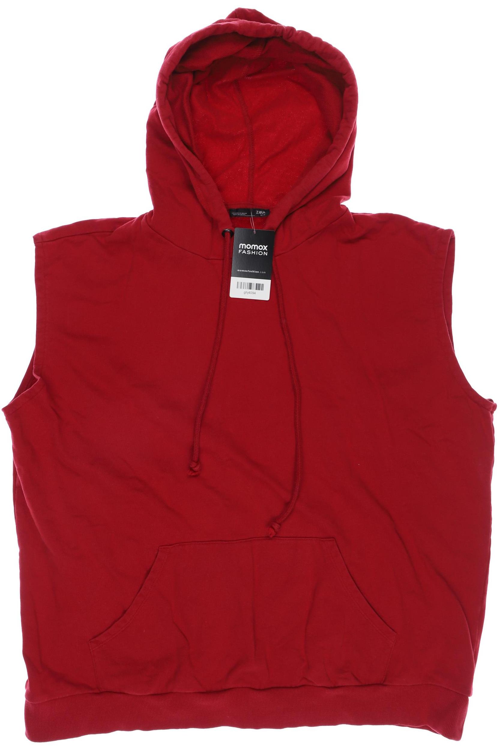 

ZARA Damen Kapuzenpullover, rot