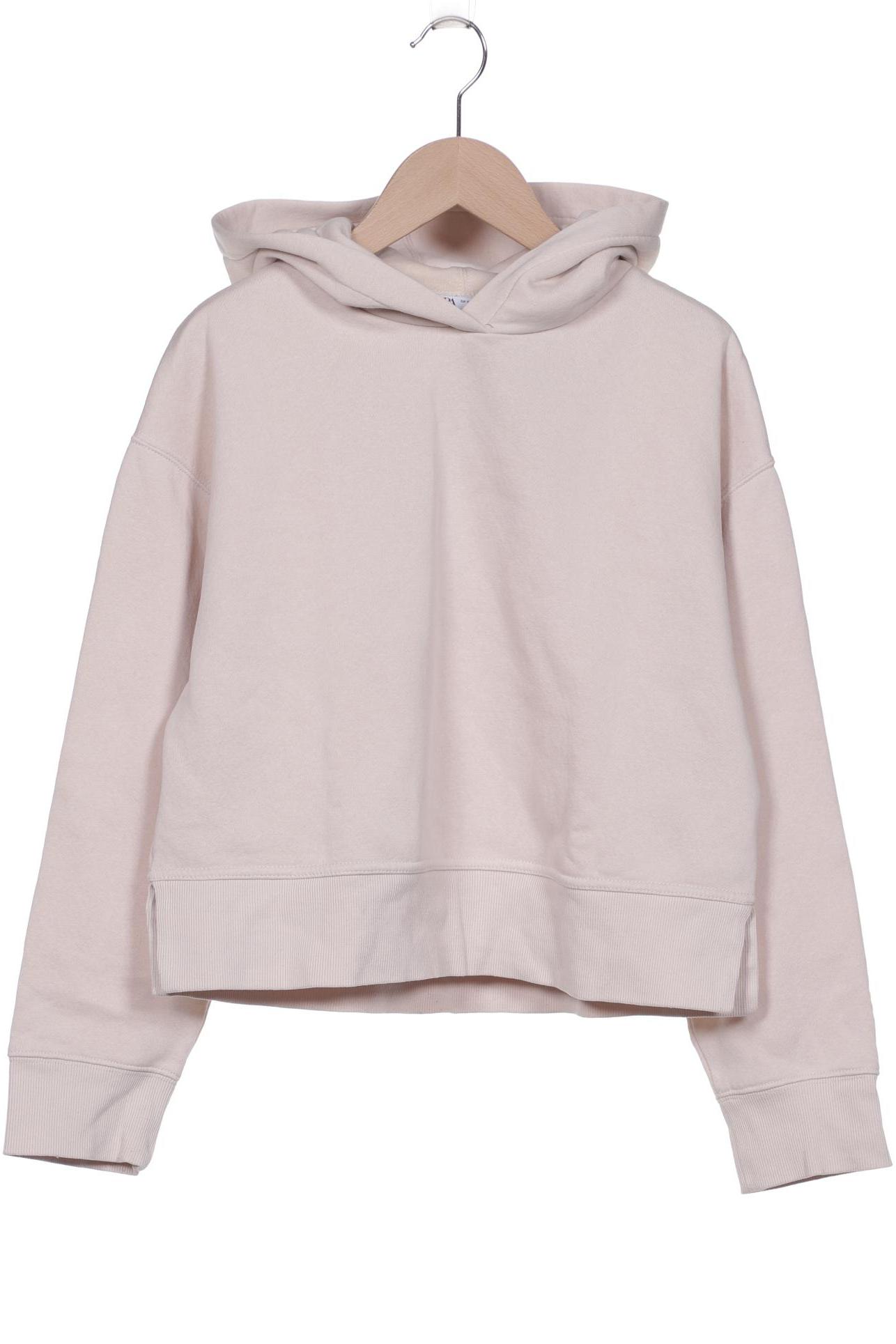 

Zara Damen Kapuzenpullover, beige, Gr. 36