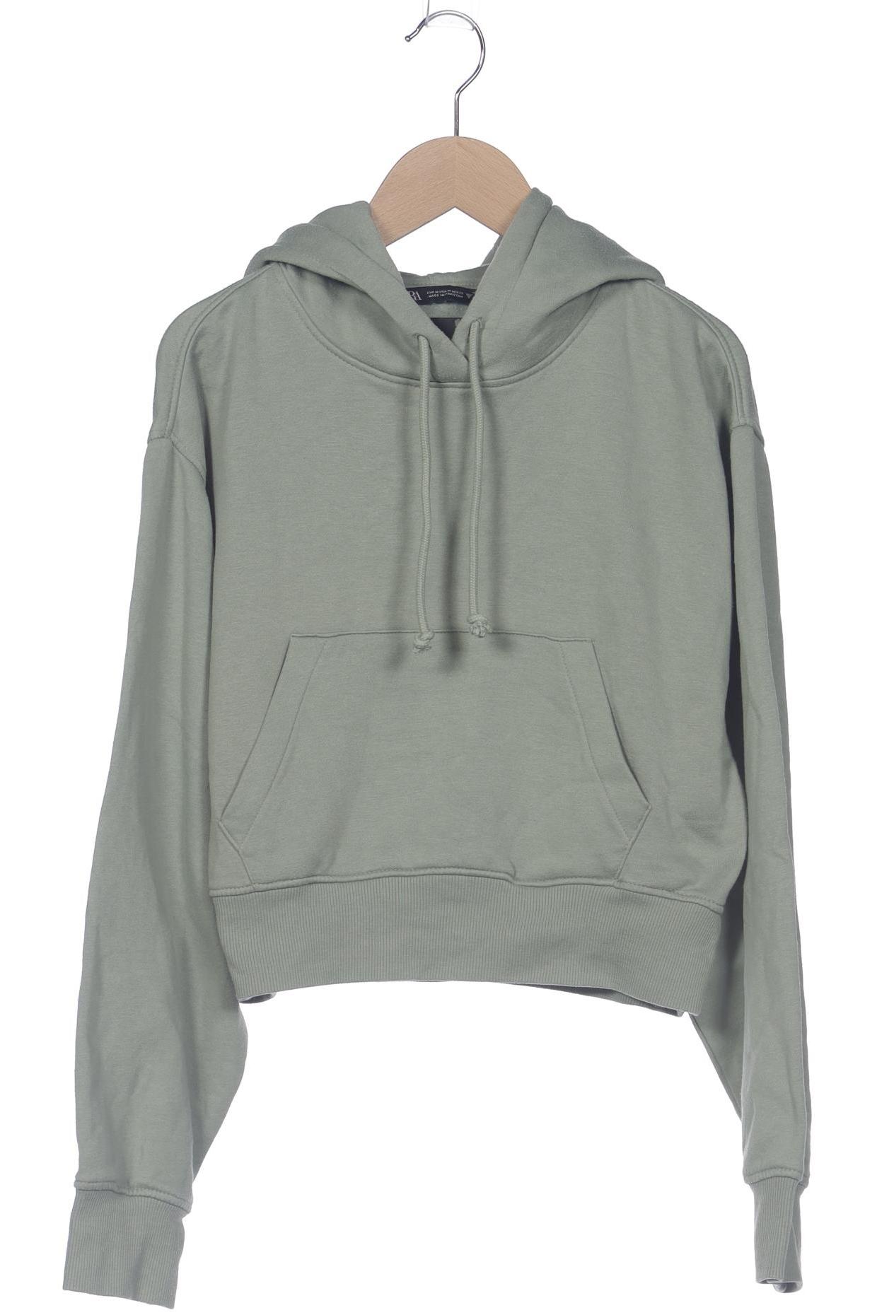 

Zara Damen Kapuzenpullover, grün, Gr. 38