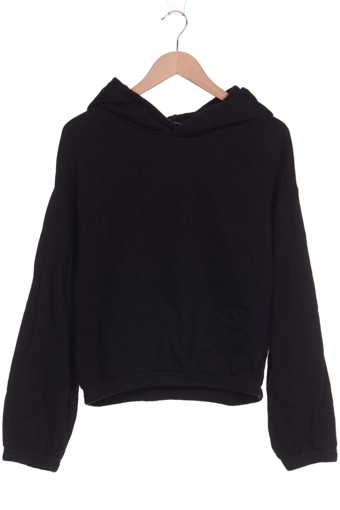 

ZARA Damen Kapuzenpullover, schwarz