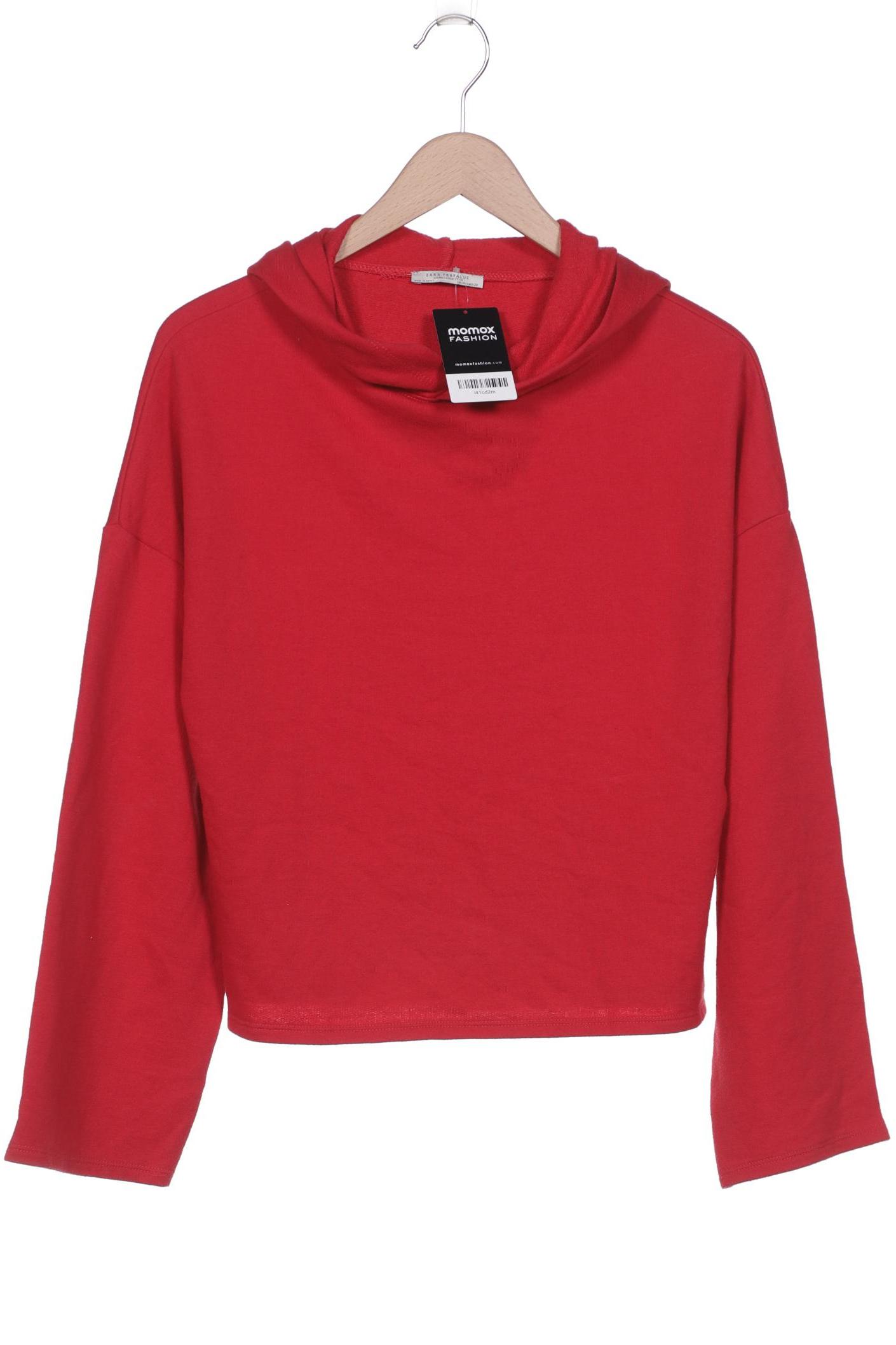 

ZARA Damen Kapuzenpullover, rot