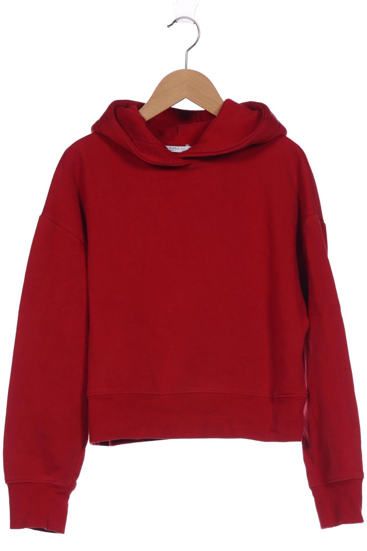 

ZARA Damen Kapuzenpullover, rot