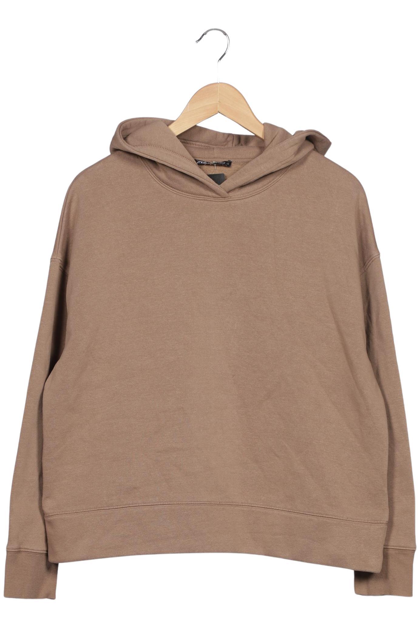 

Zara Damen Kapuzenpullover, beige, Gr. 42