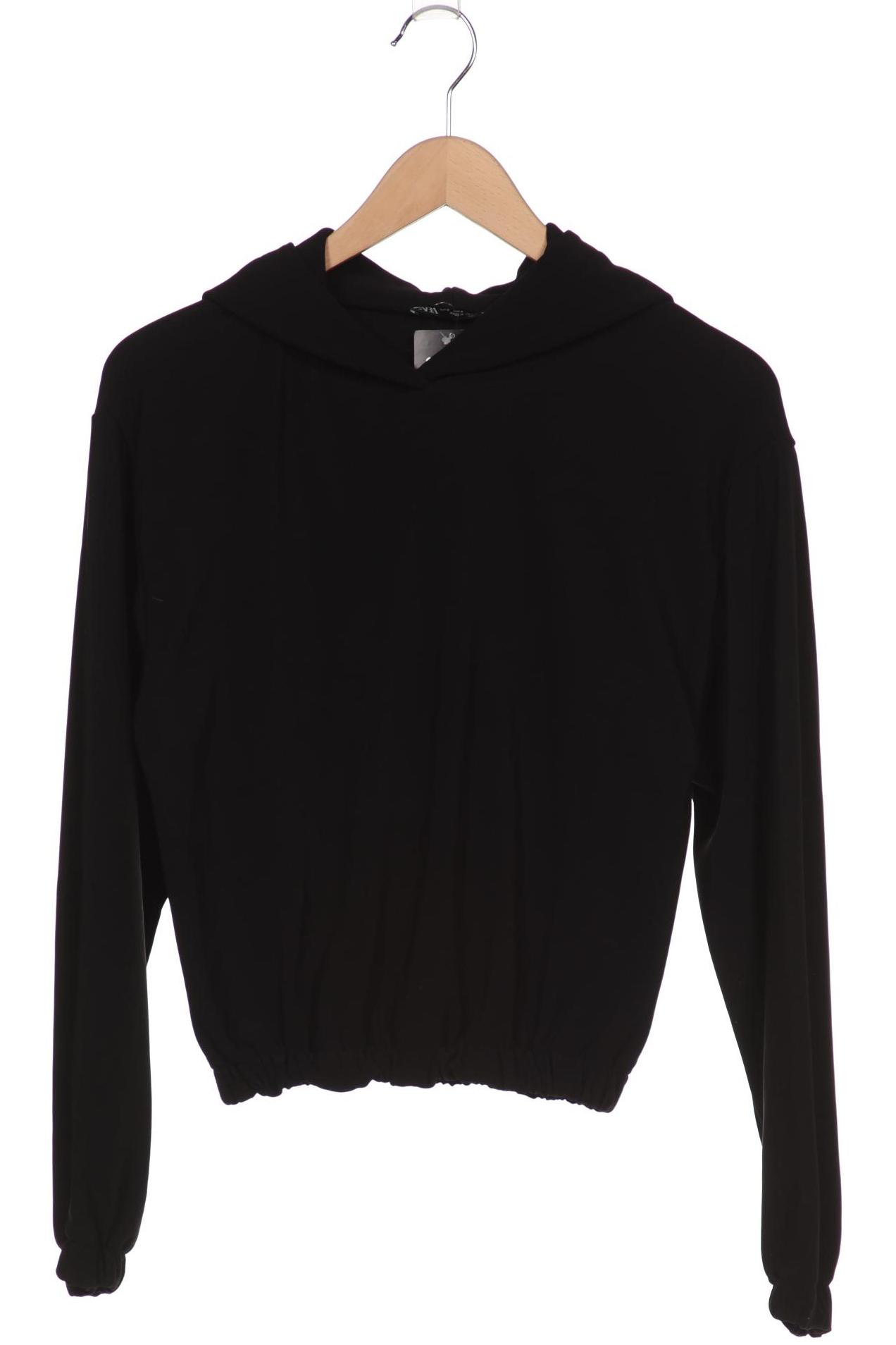 

ZARA Damen Kapuzenpullover, schwarz