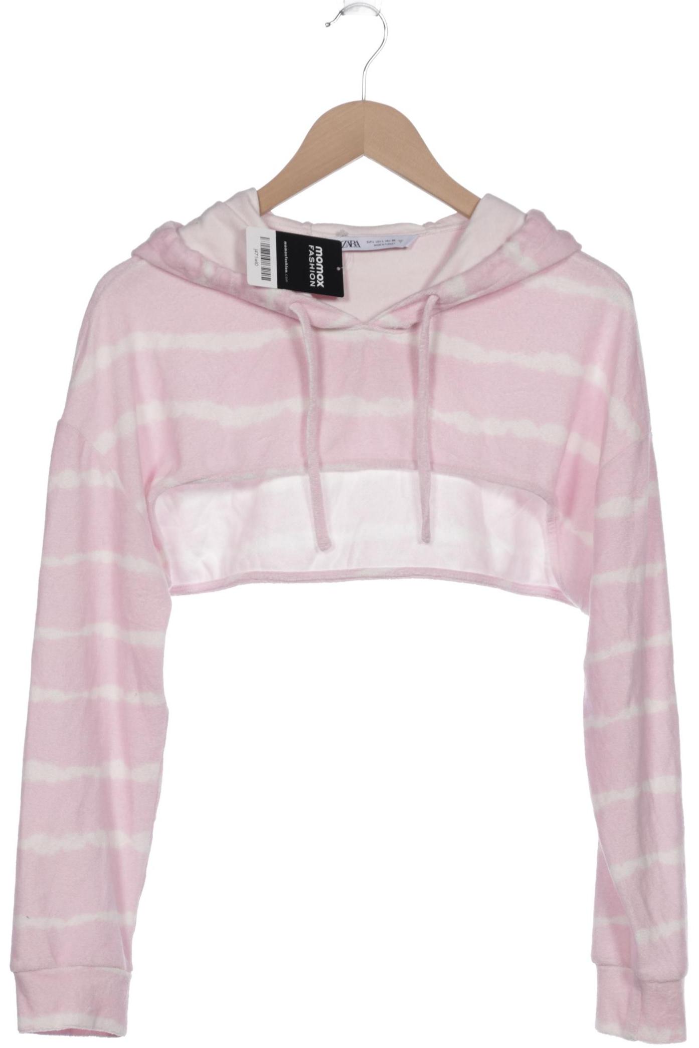

ZARA Damen Kapuzenpullover, pink
