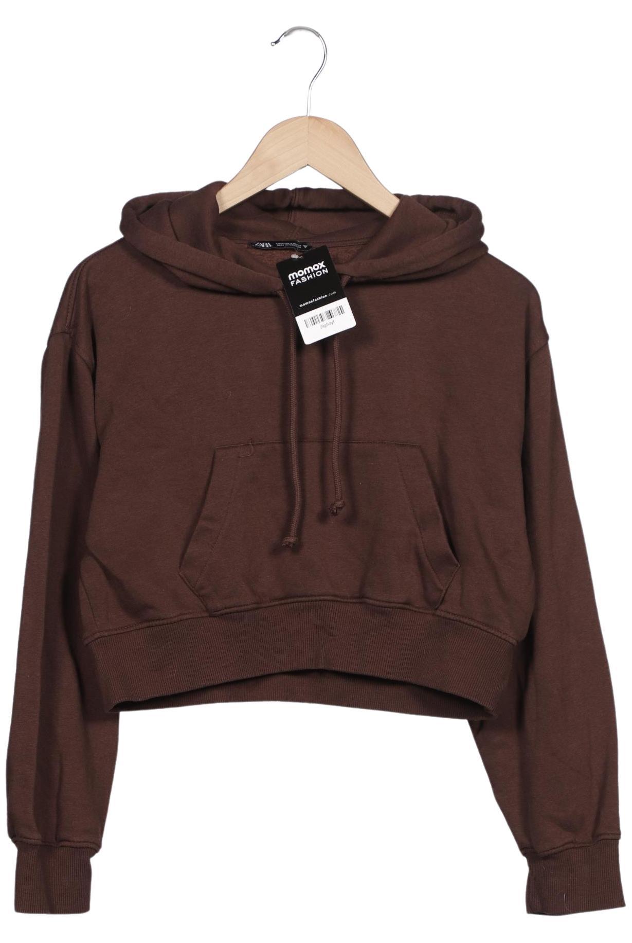 

Zara Damen Kapuzenpullover, braun, Gr. 38