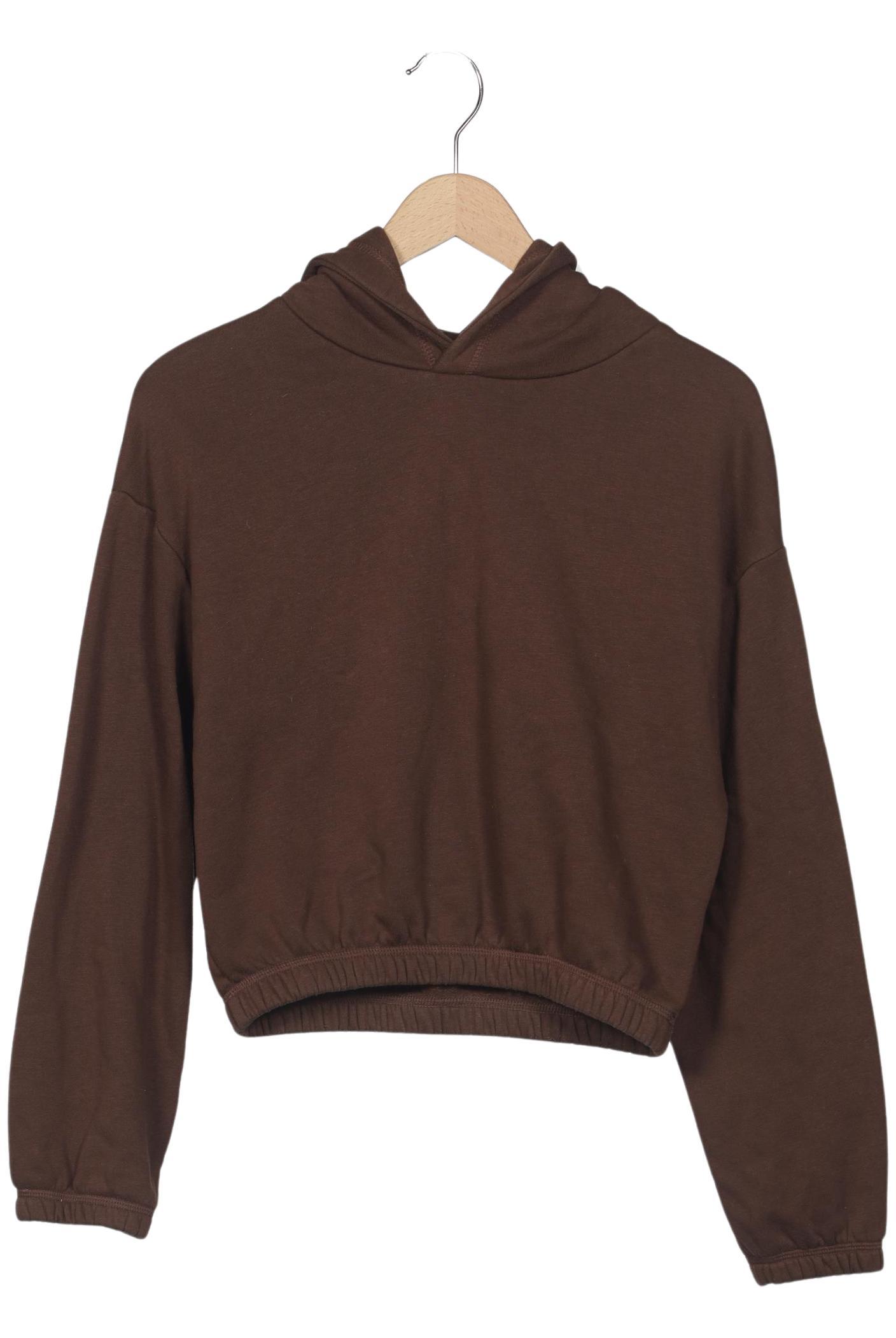 

Zara Damen Kapuzenpullover, braun, Gr. 36
