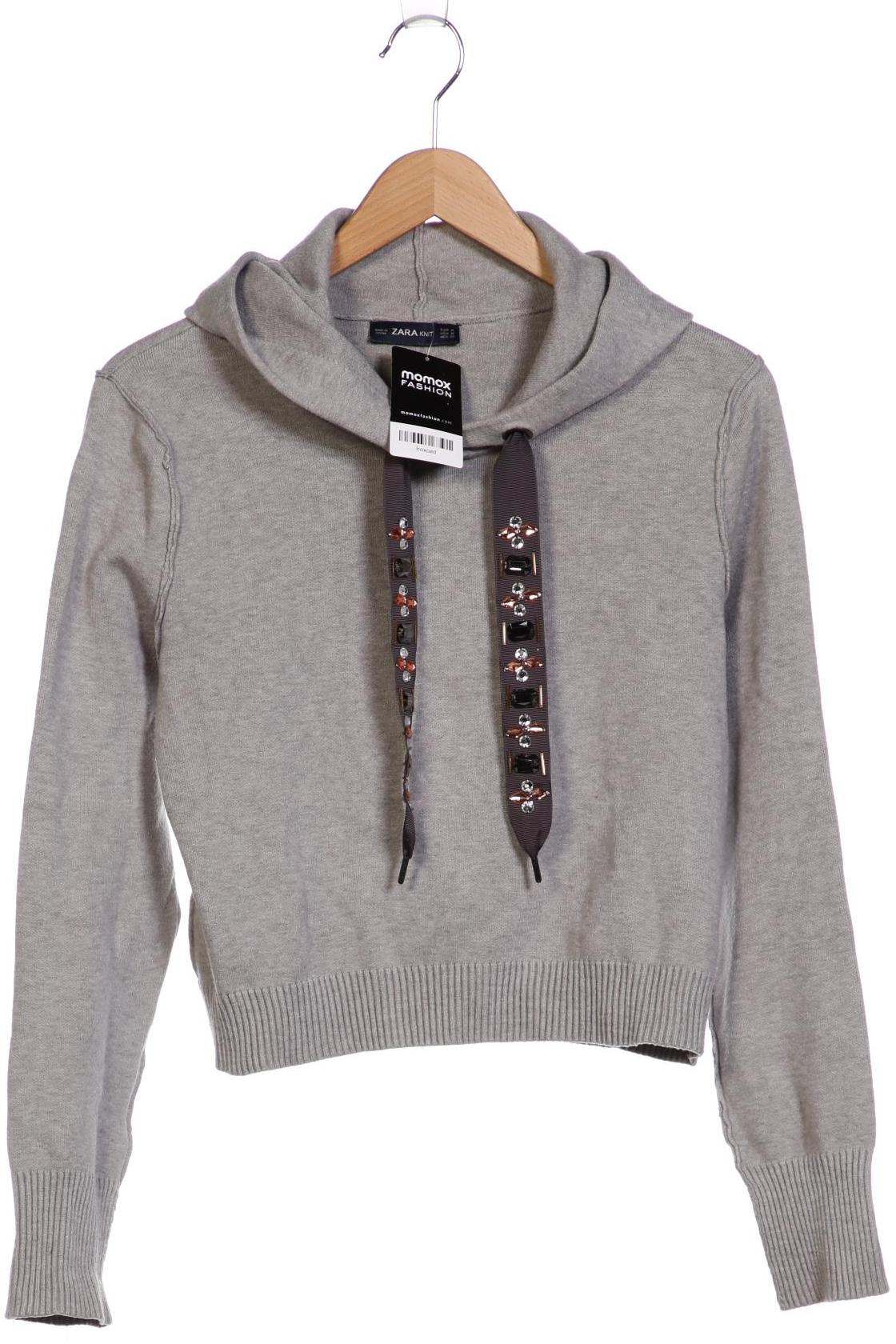 

Zara Damen Kapuzenpullover, grau, Gr. 38