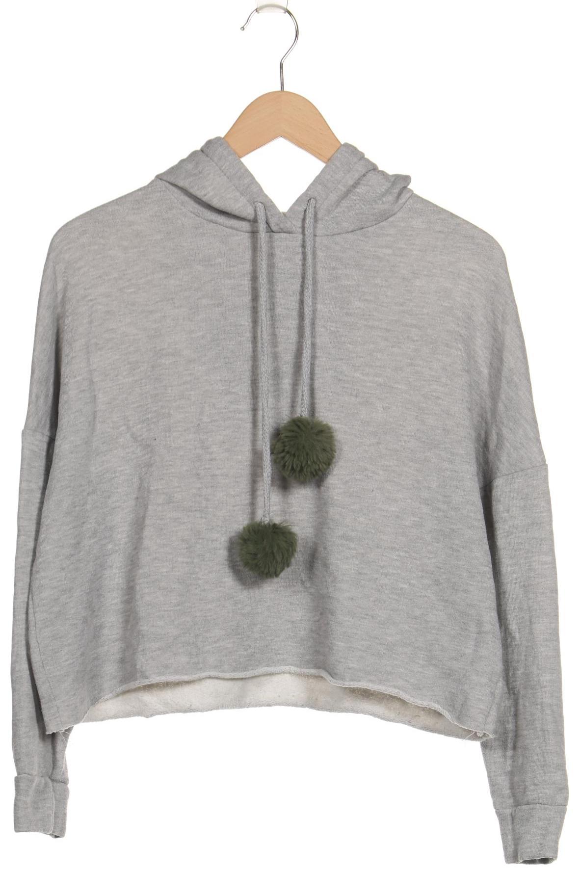

Zara Damen Kapuzenpullover, grau, Gr. 38