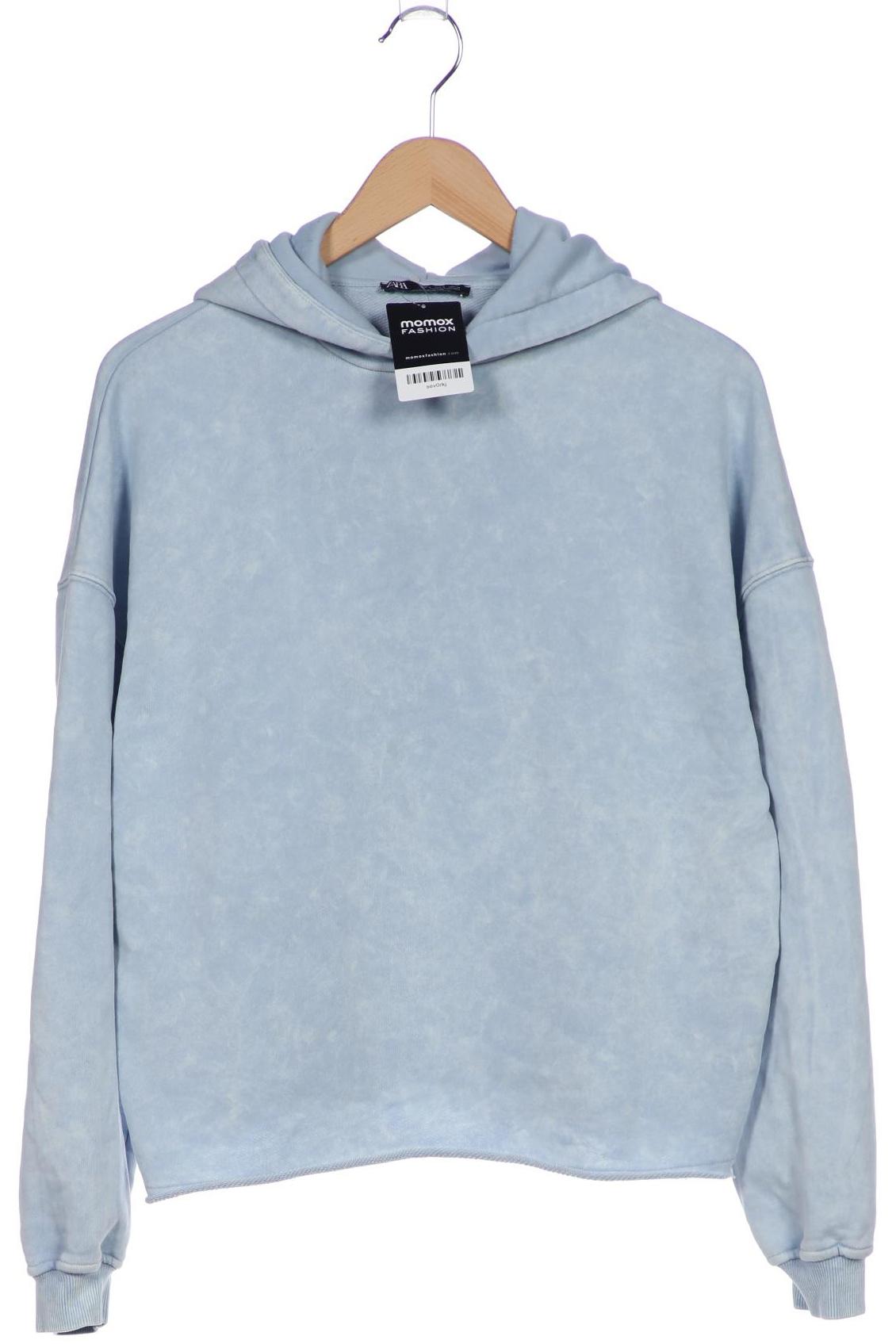 

Zara Damen Kapuzenpullover, hellblau, Gr. 36