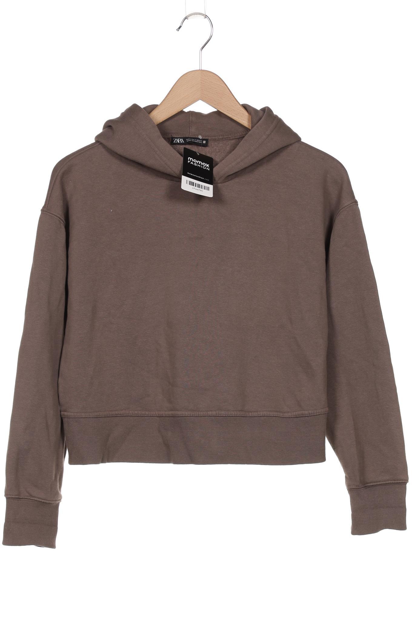 

Zara Damen Kapuzenpullover, braun, Gr. 36