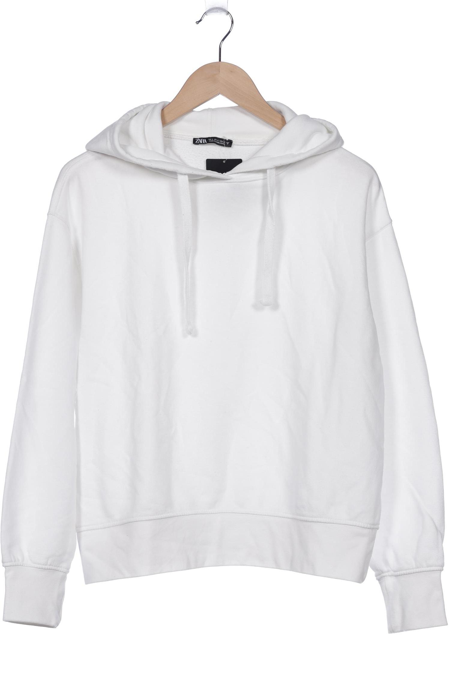 

ZARA Damen Kapuzenpullover, weiß