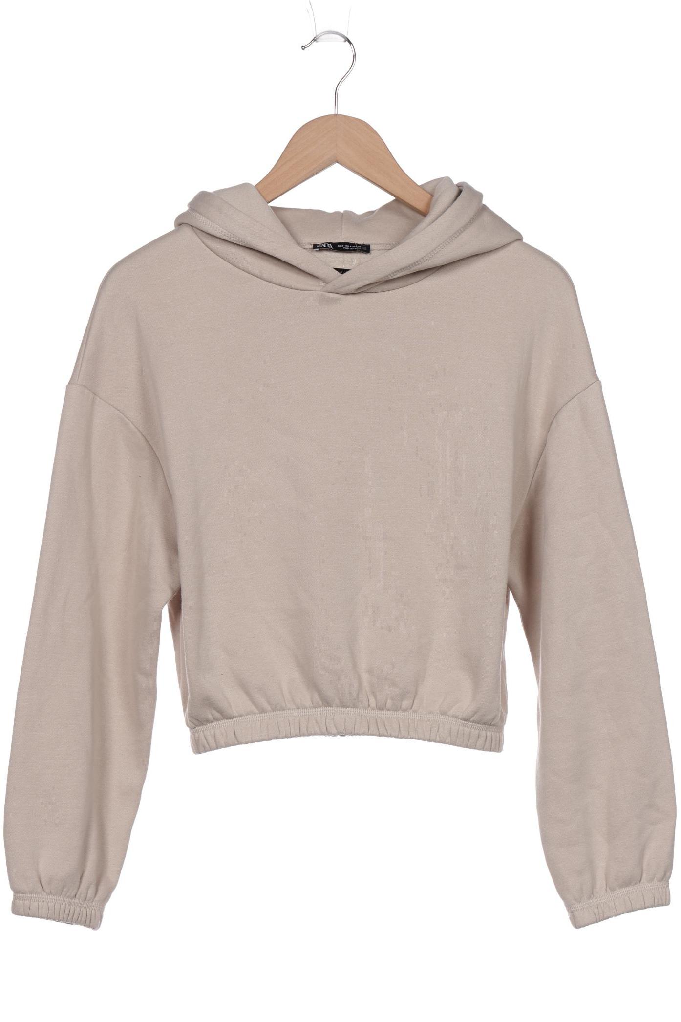 

ZARA Damen Kapuzenpullover, beige