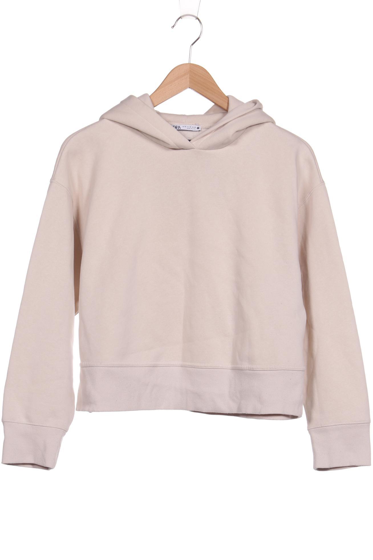 

ZARA Damen Kapuzenpullover, cremeweiß