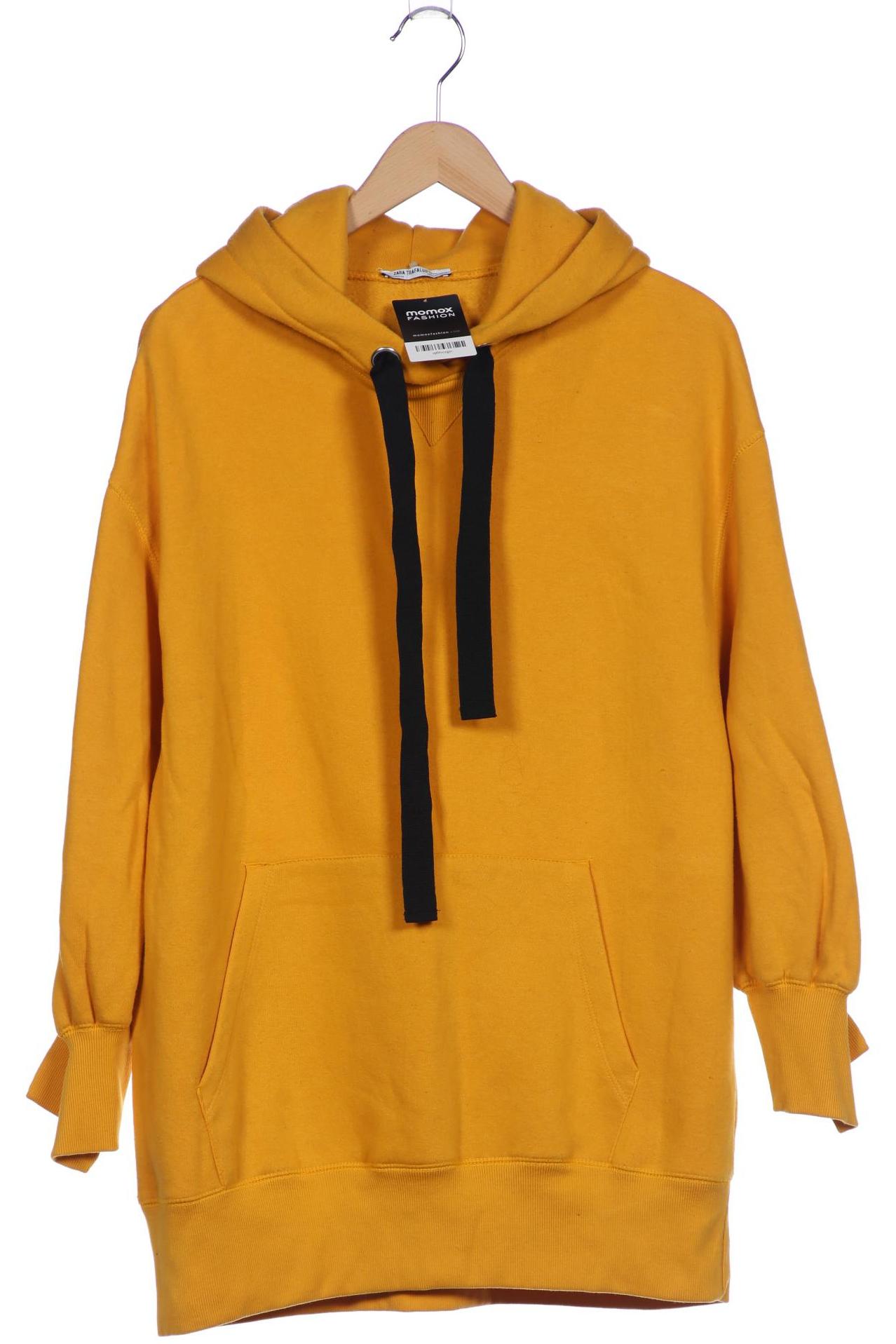 

Zara Damen Kapuzenpullover, gelb, Gr. 38