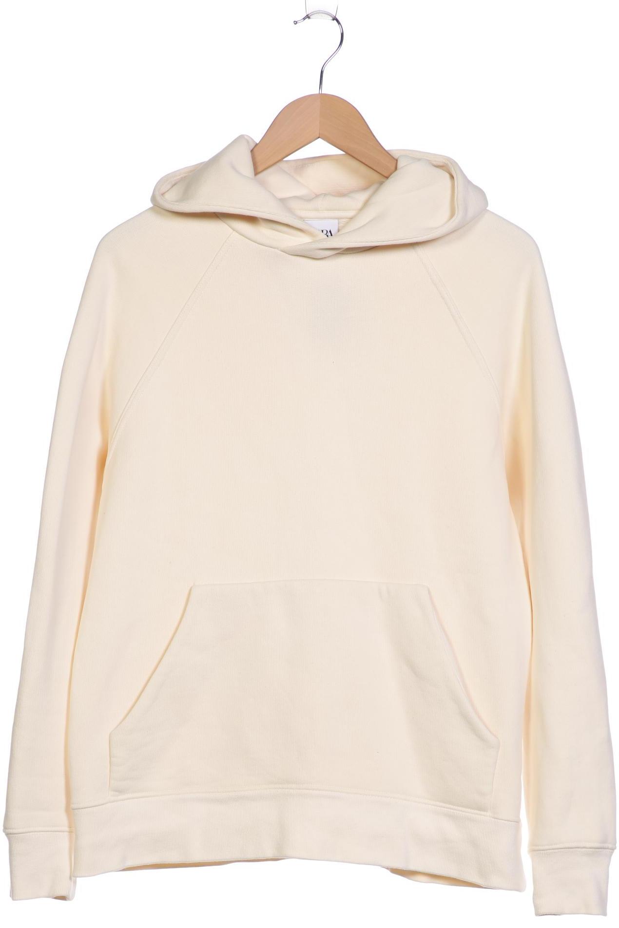 

ZARA Damen Kapuzenpullover, cremeweiß