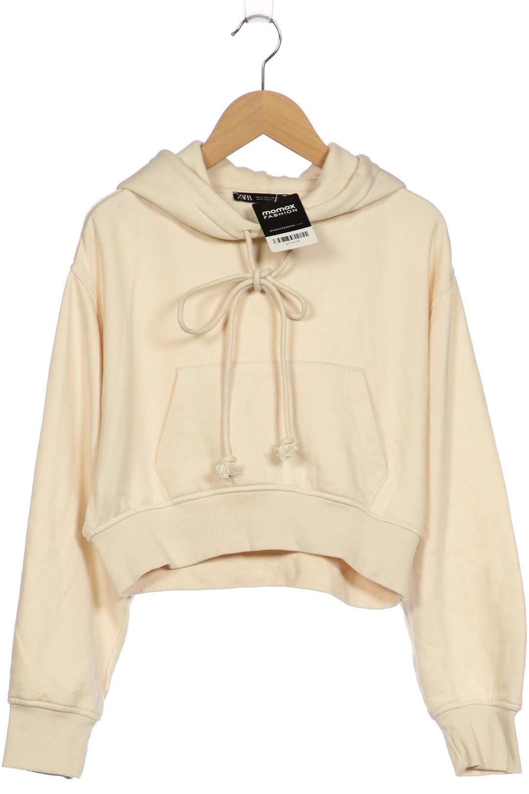 

Zara Damen Kapuzenpullover, beige, Gr. 36