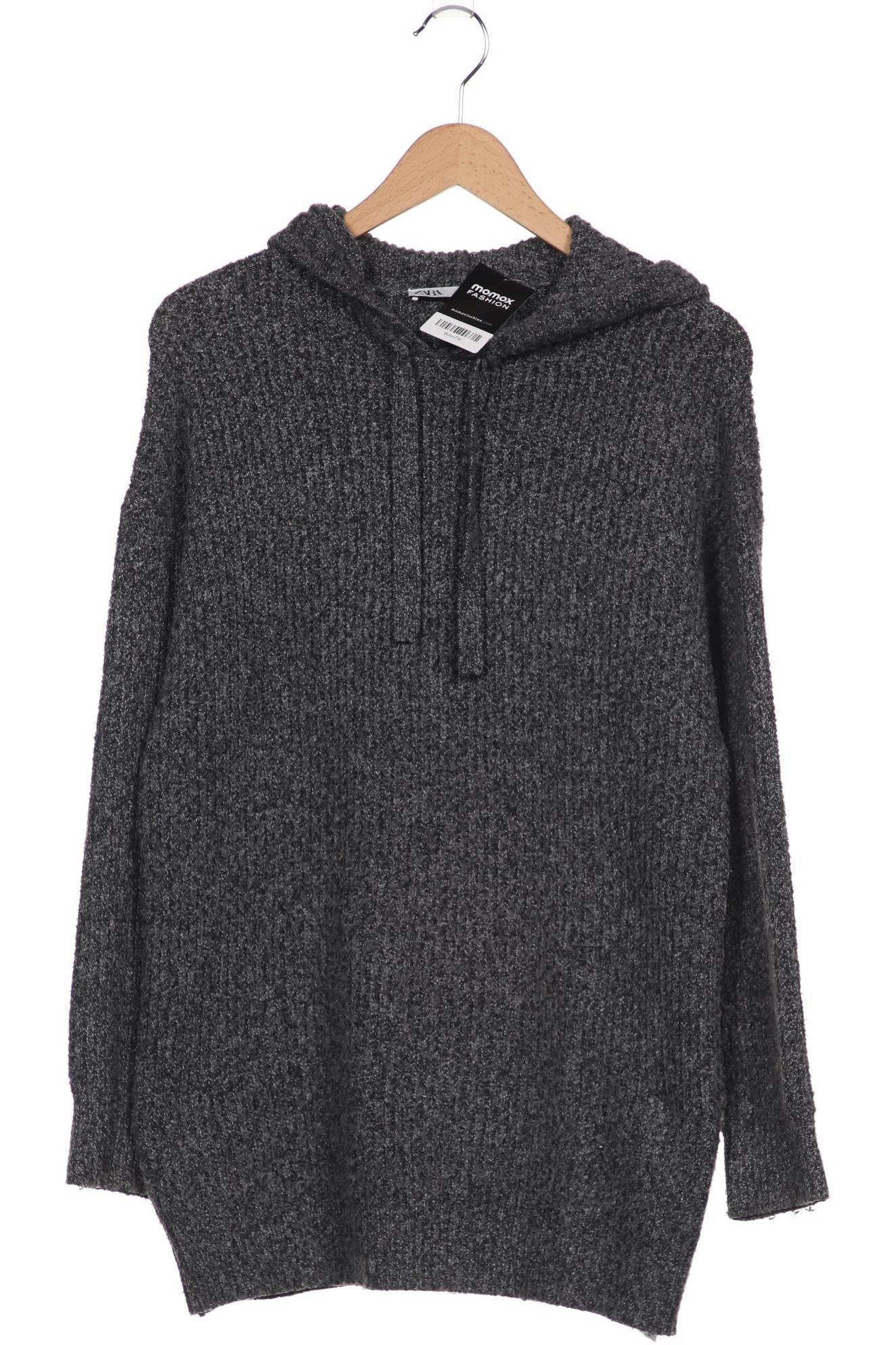 

ZARA Damen Kapuzenpullover, grau