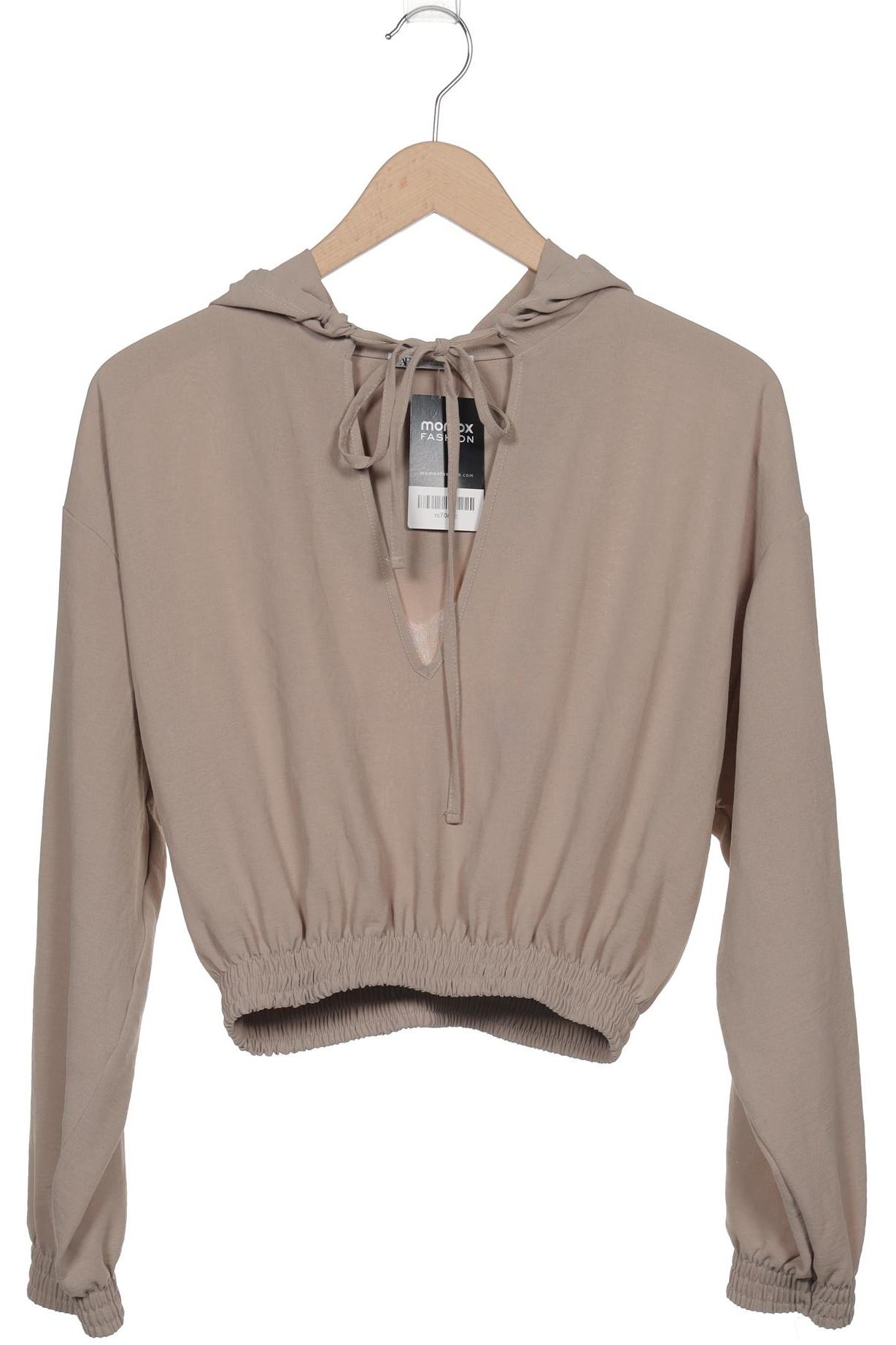 

Zara Damen Kapuzenpullover, beige, Gr. 36