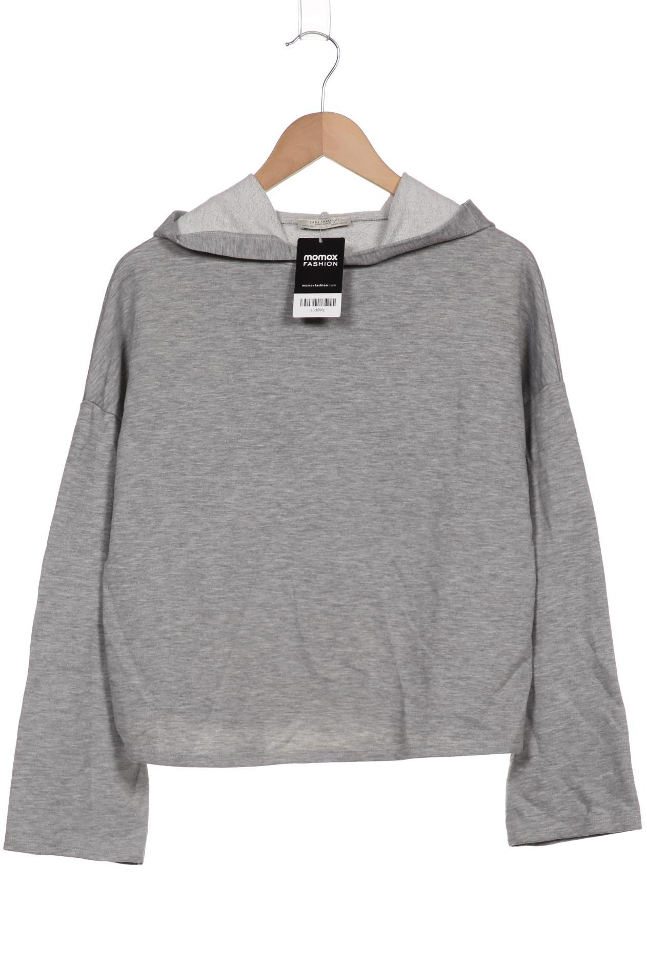 

ZARA Damen Kapuzenpullover, grau