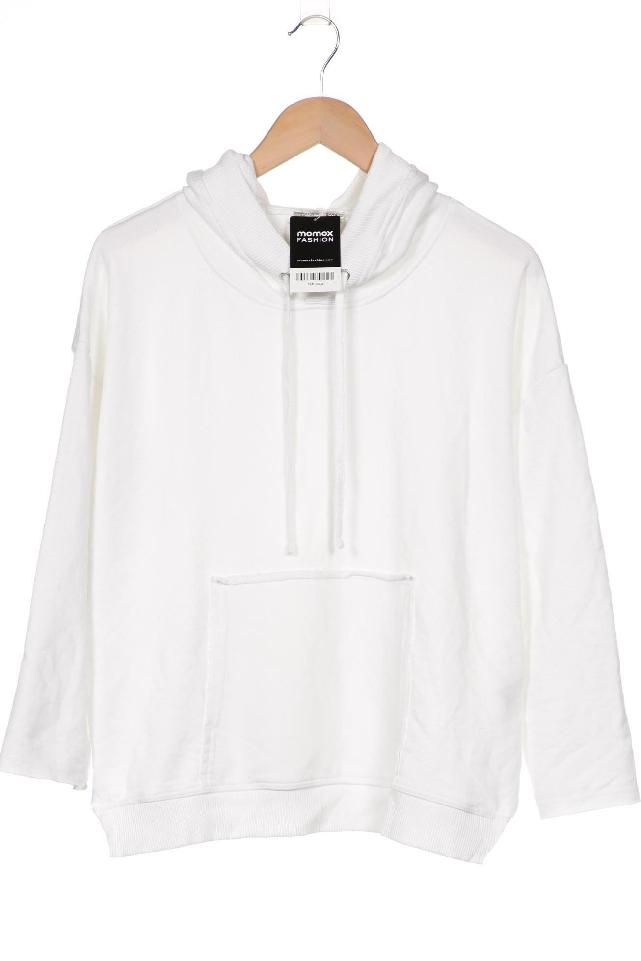 

ZARA Damen Kapuzenpullover, weiß