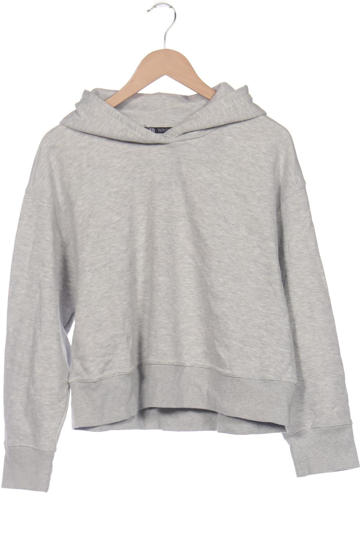 

Zara Damen Kapuzenpullover, grau, Gr. 42