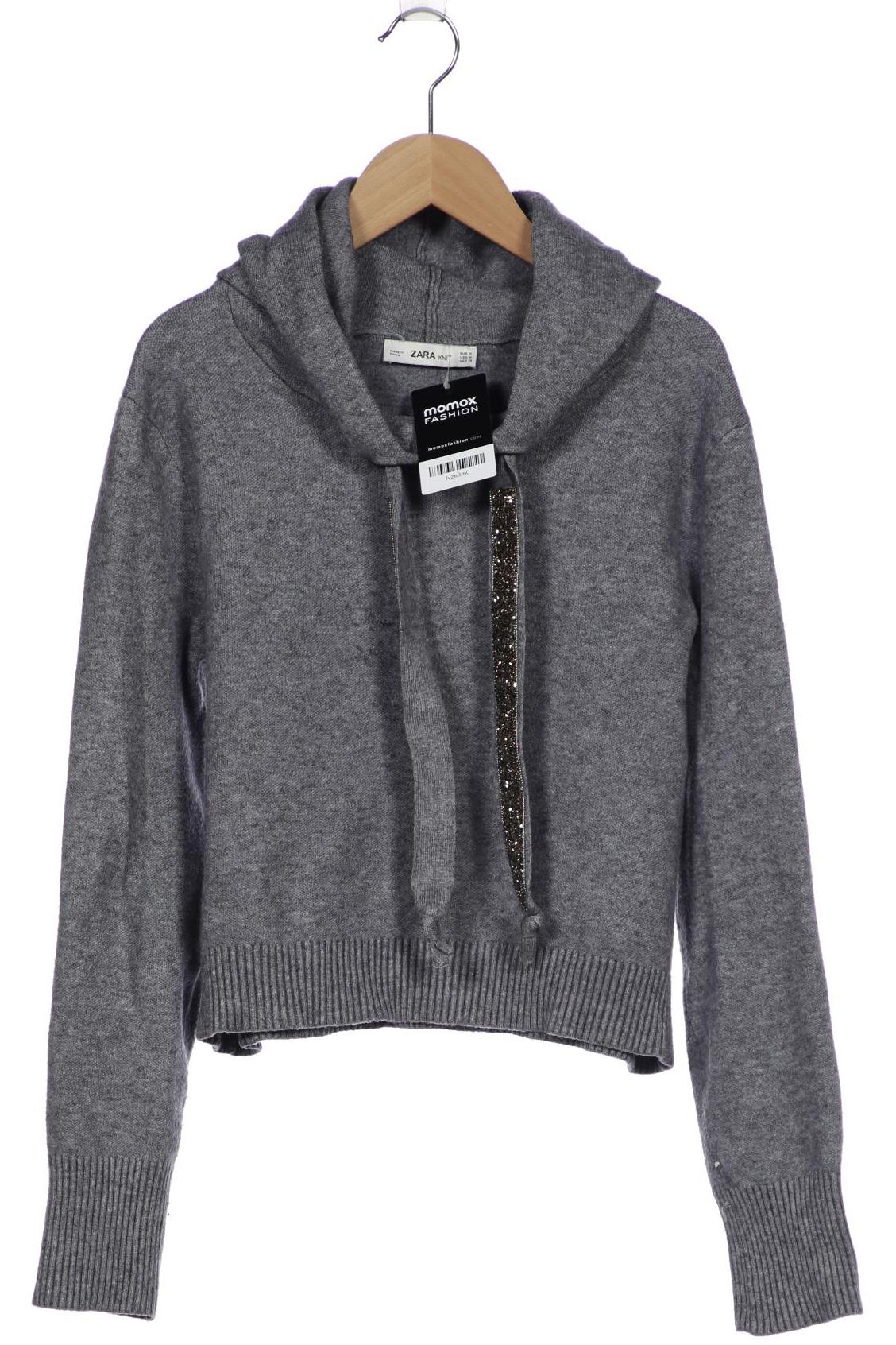

ZARA Damen Kapuzenpullover, grau