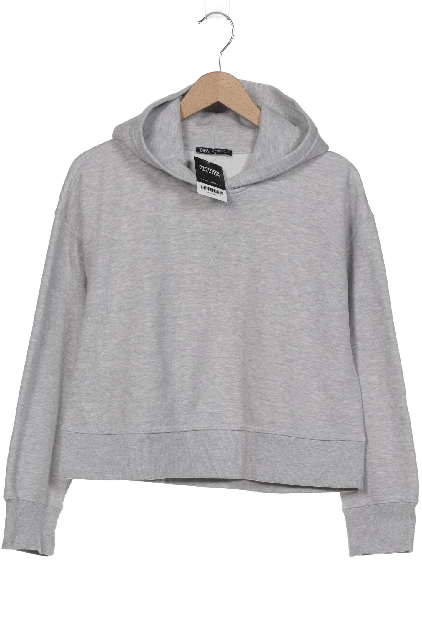

Zara Damen Kapuzenpullover, grau, Gr. 38