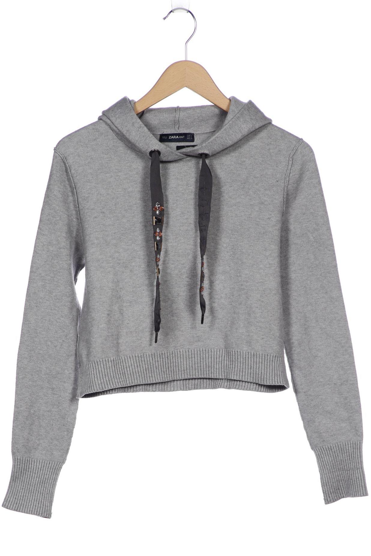 

Zara Damen Kapuzenpullover, grau, Gr. 36