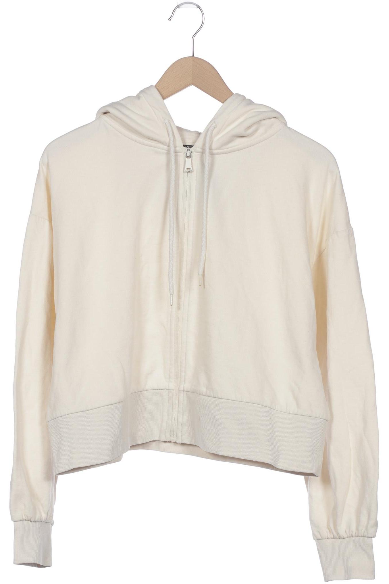 

Zara Damen Kapuzenpullover, cremeweiß, Gr. 42