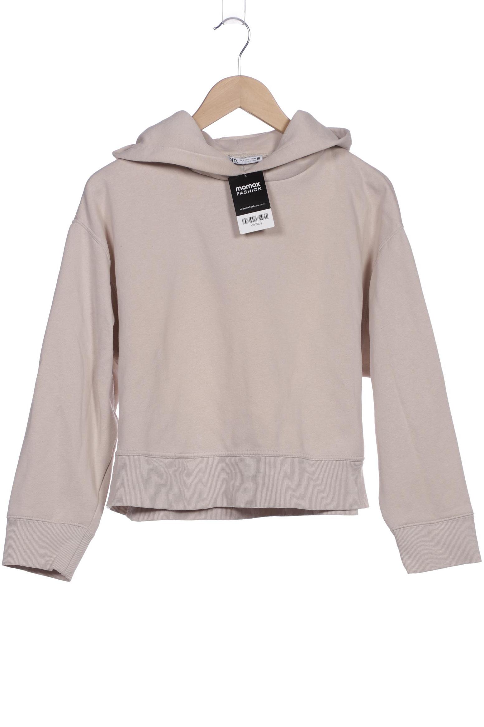 

Zara Damen Kapuzenpullover, beige, Gr. 42