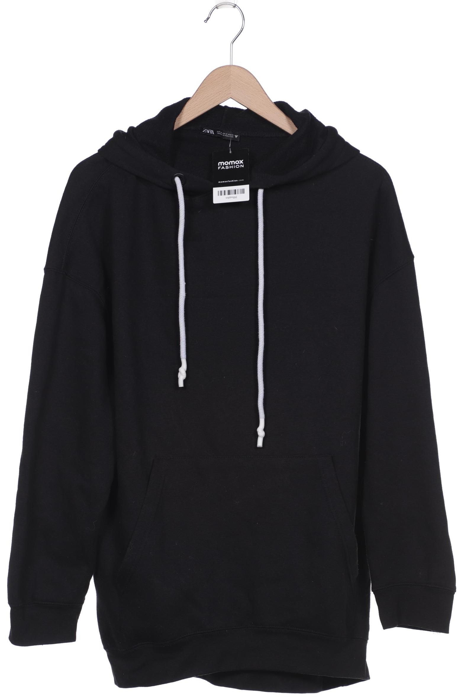 

ZARA Damen Kapuzenpullover, schwarz